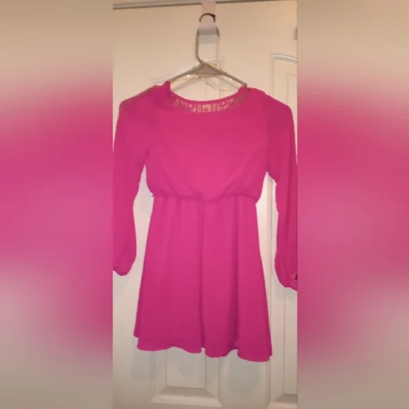 GB girls | Dresses | Beautiful Hot Pink Dress For Girls Size Small |  Poshmark